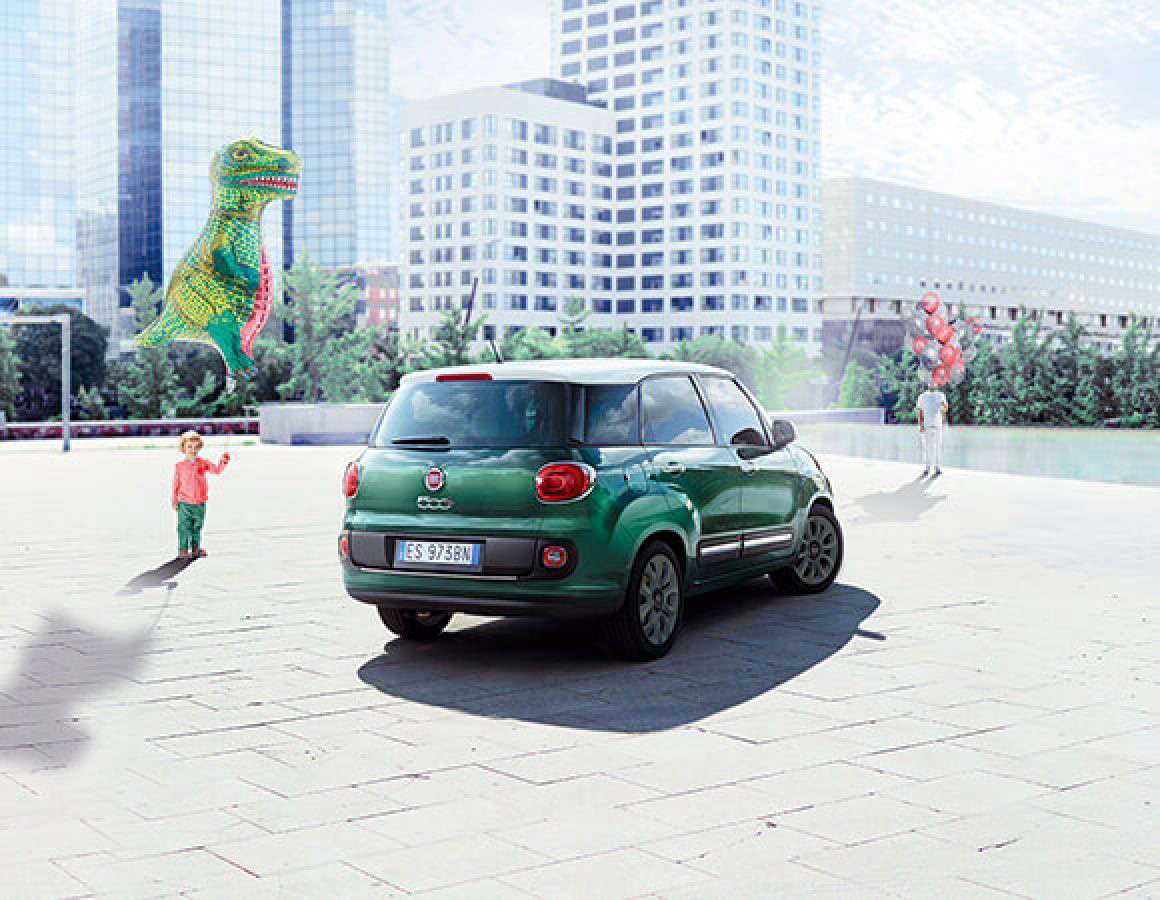 Fiat 500L Living posteriore